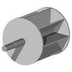 Closed End Rotor- Rotary Airlock Valve